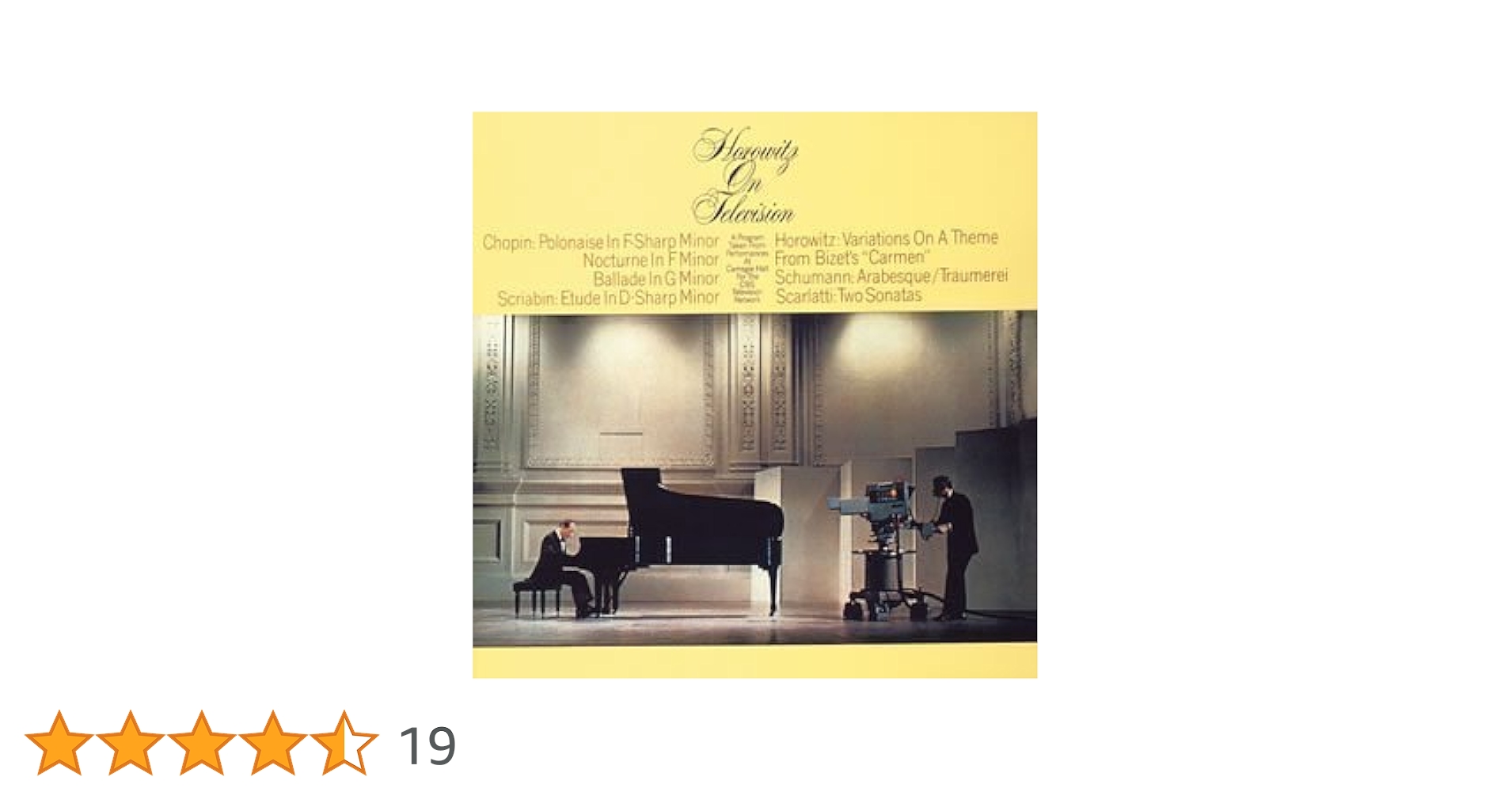 Amazon.co.jp: ホロヴィッツ・オン・テレビジョン: ミュージック